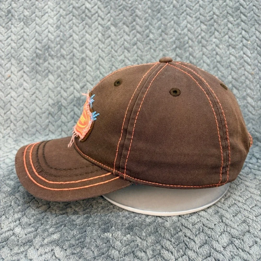 Team Realtree Ladies Fit Hat Brown Distressed Patch Baseball Cap Outdoor Cap